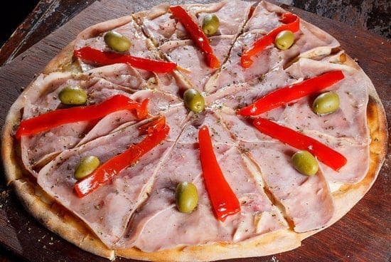 Imagen de Pizza de jamon y morron